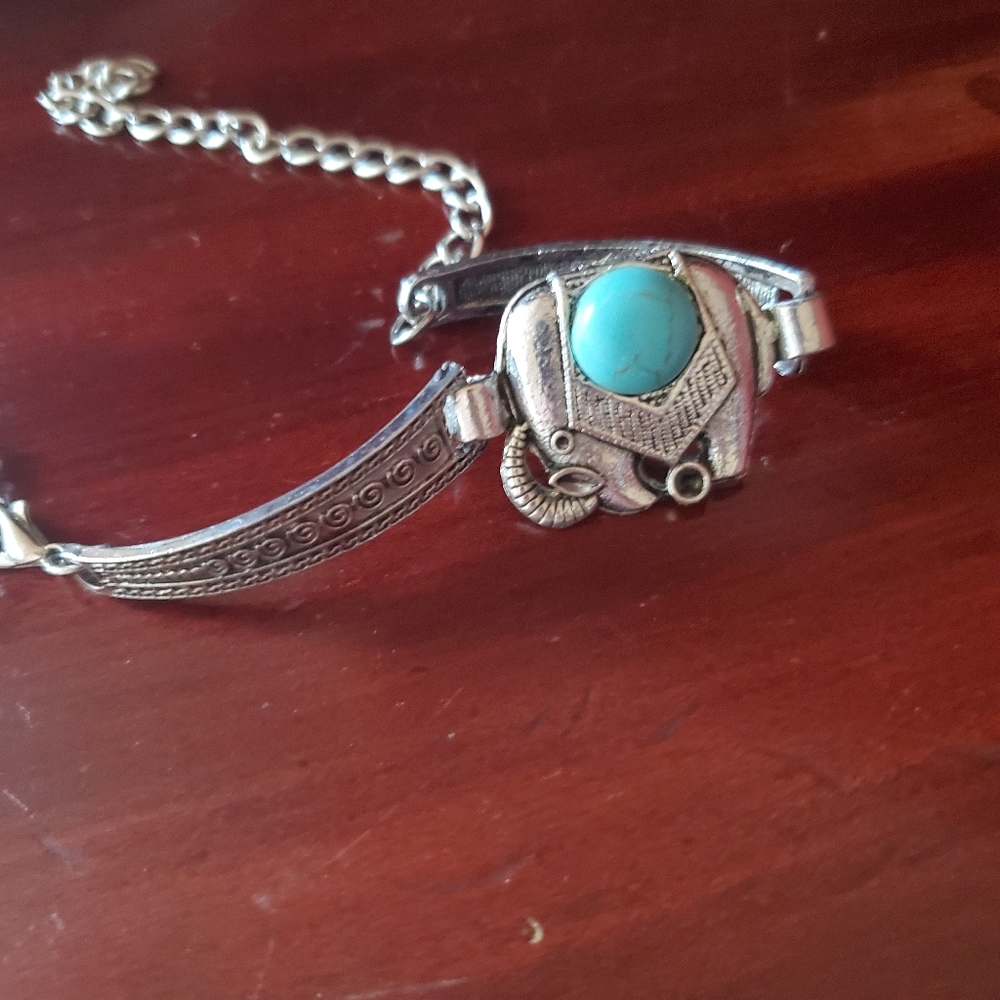 Semi-Precious Elephant Stone Bracelet - Picture 2 of 3